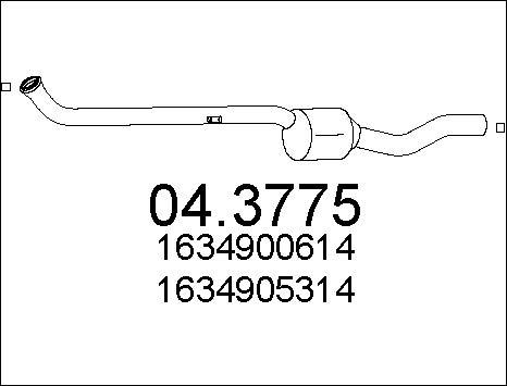 MTS 04.3775 - Catalyseur cwaw.fr