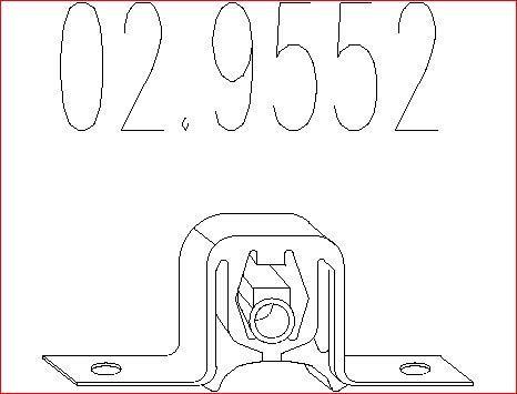 MTS 02.9552 - Suspension, échappement cwaw.fr