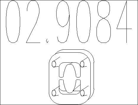 MTS 02.9084 - Suspension, échappement cwaw.fr