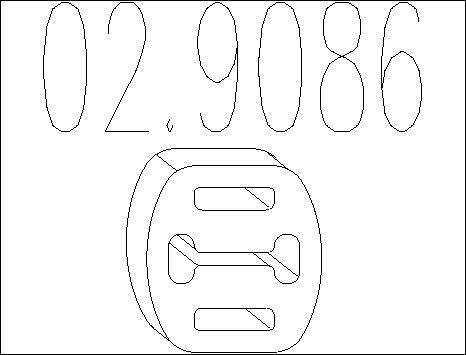 MTS 02.9086 - Suspension, échappement cwaw.fr