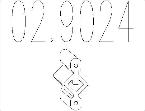 MTS 02.9024 - Suspension, échappement cwaw.fr