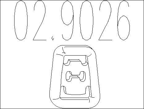 MTS 02.9026 - Suspension, échappement cwaw.fr