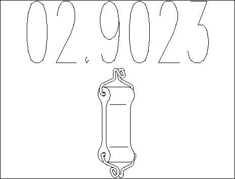 MTS 02.9023 - Suspension, échappement cwaw.fr