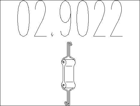 MTS 02.9022 - Suspension, échappement cwaw.fr