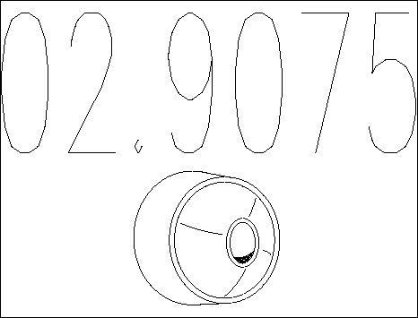 MTS 02.9075 - Suspension, échappement cwaw.fr