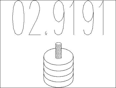 MTS 02.9191 - Suspension, échappement cwaw.fr