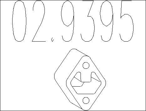 MTS 02.9395 - Suspension, échappement cwaw.fr