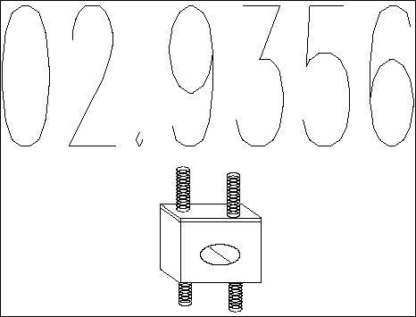 MTS 02.9356 - Suspension, échappement cwaw.fr