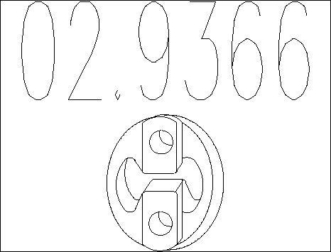 MTS 02.9366 - Suspension, échappement cwaw.fr