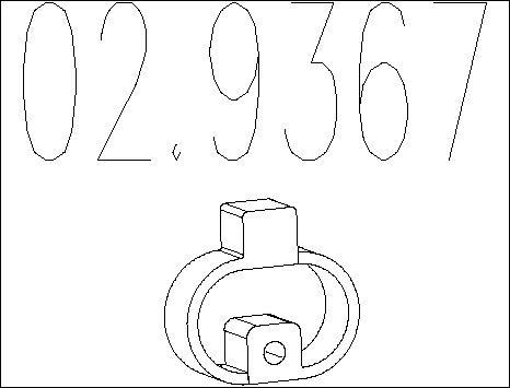 MTS 02.9367 - Suspension, échappement cwaw.fr