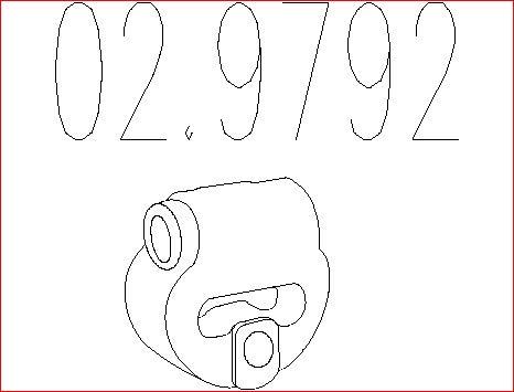 MTS 02.9792 - Suspension, échappement cwaw.fr