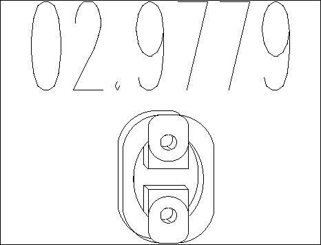 MTS 02.9779 - Suspension, échappement cwaw.fr