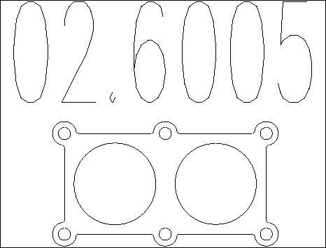 MTS 02.6005 - Joint d'étanchéité, tuyau d'échappement cwaw.fr