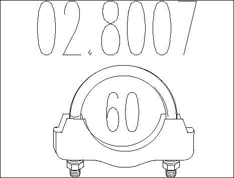 MTS 02.8007 - Raccord de tuyau, système d'échappement cwaw.fr