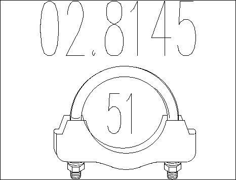 MTS 02.8145 - Raccord de tuyau, système d'échappement cwaw.fr