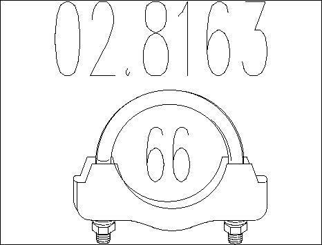 MTS 02.8163 - Raccord de tuyau, système d'échappement cwaw.fr