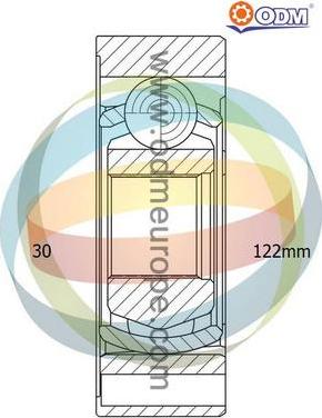 Multiparts 14-146054 - Jeu de joints, arbre de transmission cwaw.fr