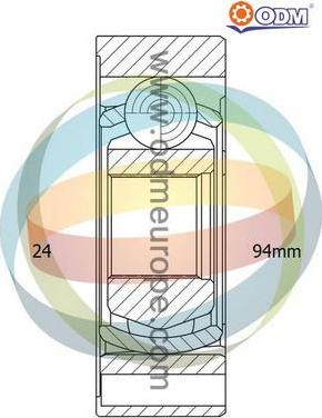 Multiparts 14-156045 - Jeu de joints, arbre de transmission cwaw.fr