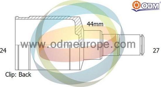 Multiparts 14-346060 - Jeu de joints, arbre de transmission cwaw.fr