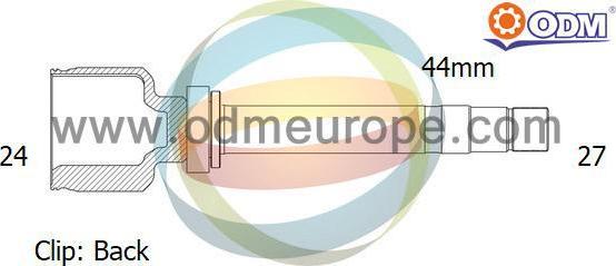 Multiparts 14-346061 - Jeu de joints, arbre de transmission cwaw.fr