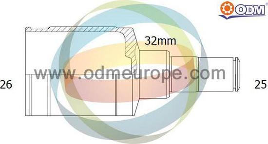 Multiparts 14-356073 - Jeu de joints, arbre de transmission cwaw.fr