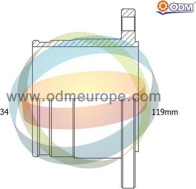 Multiparts 14-216090 - Jeu de joints, arbre de transmission cwaw.fr