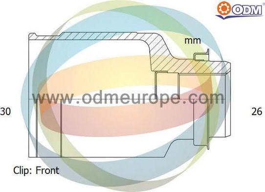 Multiparts 14-216098 - Jeu de joints, arbre de transmission cwaw.fr