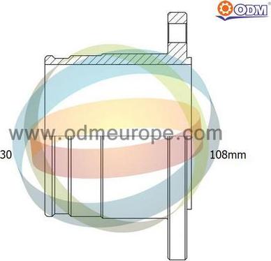 Multiparts 14-216060 - Jeu de joints, arbre de transmission cwaw.fr