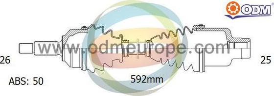 Multiparts 18-041591 - Arbre de transmission cwaw.fr