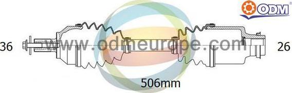 Autex 832125 - Arbre de transmission cwaw.fr