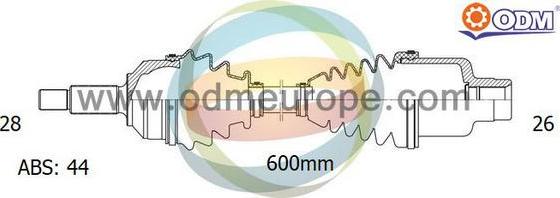 Multiparts 18-052281 - Arbre de transmission cwaw.fr