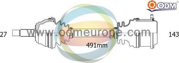 Multiparts 18-003020 - Arbre de transmission cwaw.fr