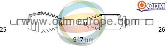 Multiparts 18-012190 - Arbre de transmission cwaw.fr