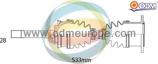 Multiparts 18-082400 - Arbre de transmission cwaw.fr