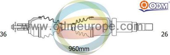 Multiparts 18-152060 - Arbre de transmission cwaw.fr