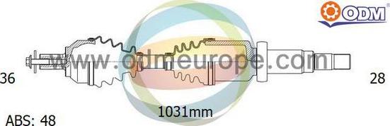 Multiparts 18-152281 - Arbre de transmission cwaw.fr