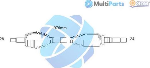 Multiparts 18-166290 - Arbre de transmission cwaw.fr