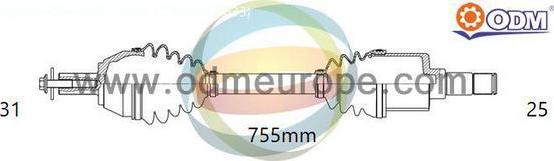 Multiparts 18-341720 - Arbre de transmission cwaw.fr