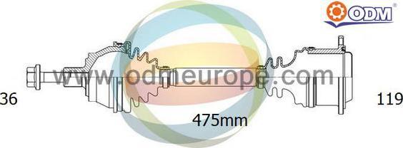 Multiparts 18-215360 - Arbre de transmission cwaw.fr