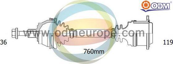 Multiparts 18-216090 - Arbre de transmission cwaw.fr