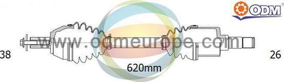 Multiparts 18-211250 - Arbre de transmission cwaw.fr