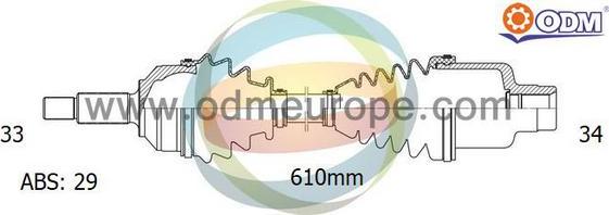 Multiparts 18-232261 - Arbre de transmission cwaw.fr