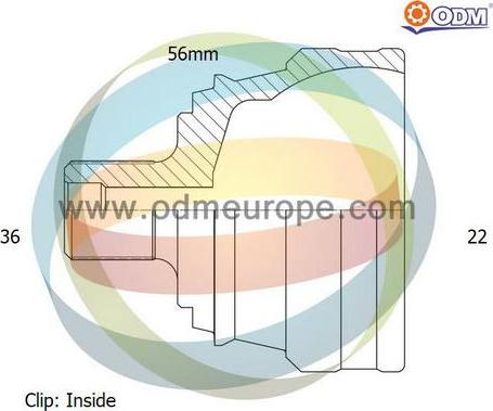 Multiparts 12-050427 - Jeu de joints, arbre de transmission cwaw.fr