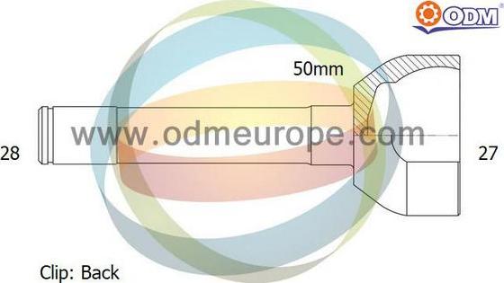 Multiparts 12-060136 - Jeu de joints, arbre de transmission cwaw.fr