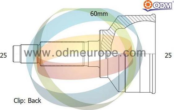 Multiparts 12-141454 - Jeu de joints, arbre de transmission cwaw.fr