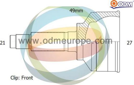 Multiparts 12-161957 - Jeu de joints, arbre de transmission cwaw.fr