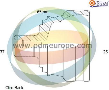 Multiparts 12-341958 - Jeu de joints, arbre de transmission cwaw.fr