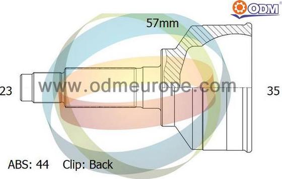 Multiparts 12-291349 - Jeu de joints, arbre de transmission cwaw.fr