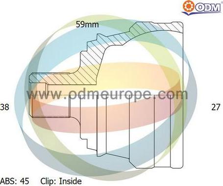 Multiparts 12-211906 - Jeu de joints, arbre de transmission cwaw.fr