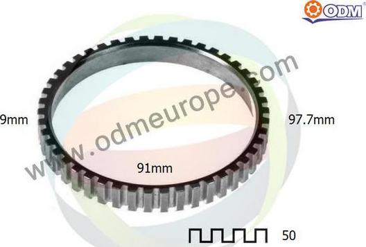 Multiparts 26-040004 - Anneau de palpeur, ABS cwaw.fr